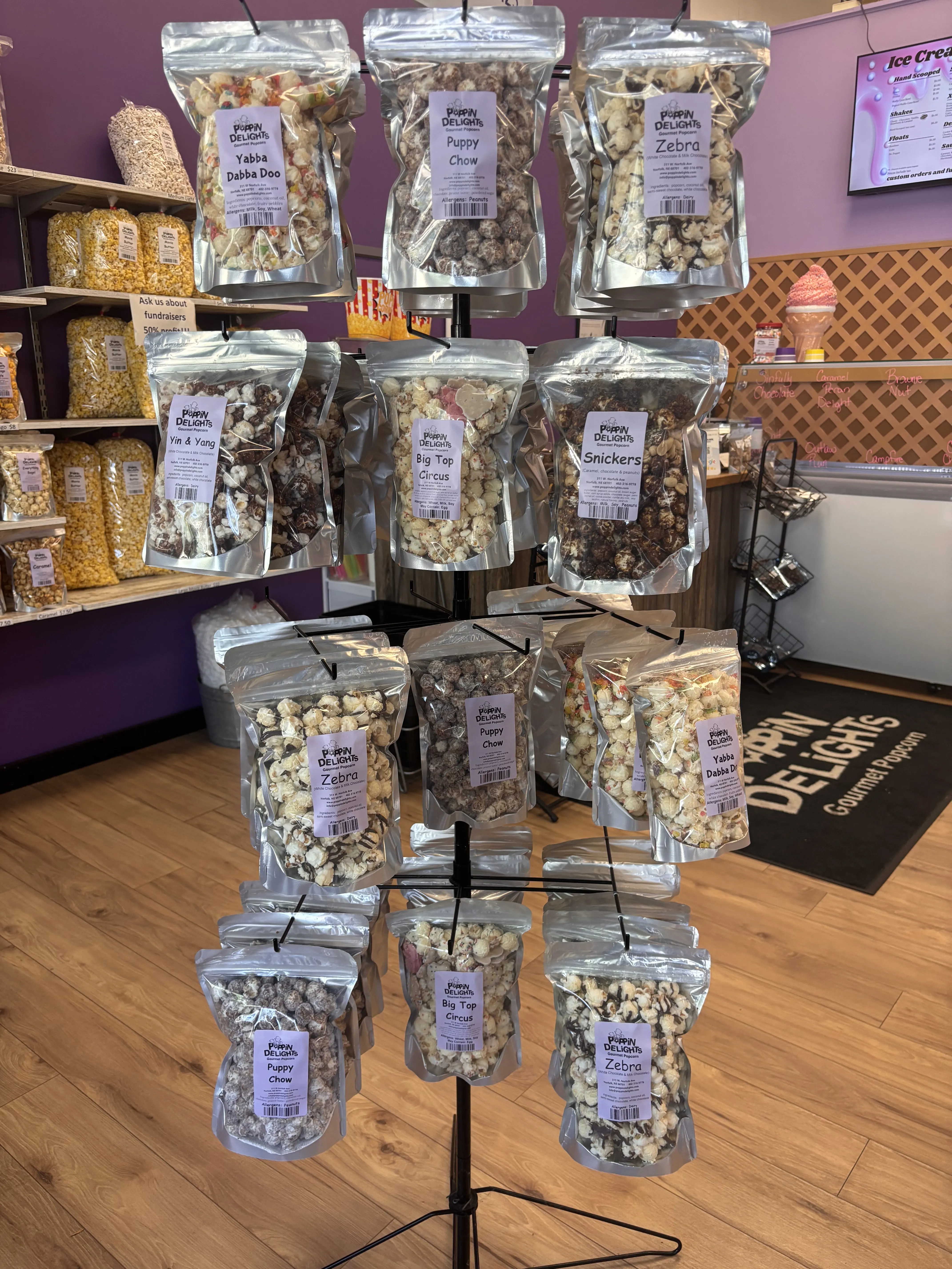 Chocolate covered popcorn